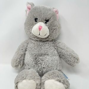 Build a Bear Plush Silver Gray Kitty Cat Kitten